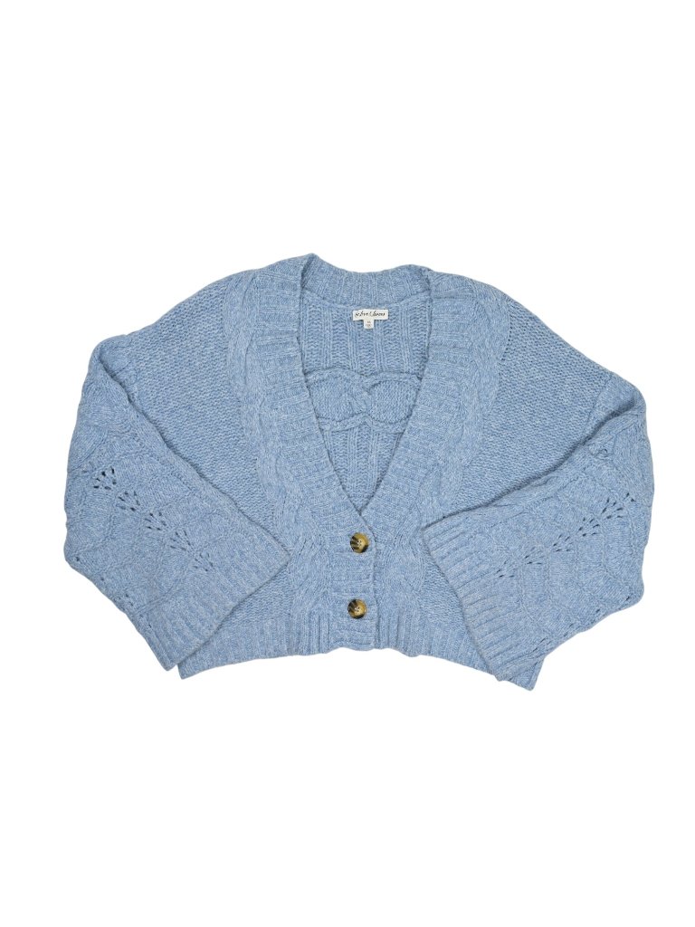 For Love & Lemons Lee Cardigan In Skye